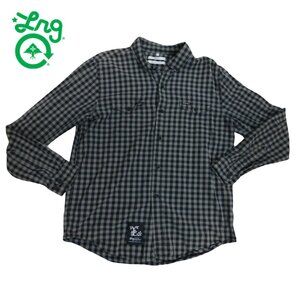 LRG Wovens Long Sleeve Button-Up Plaid Shirt